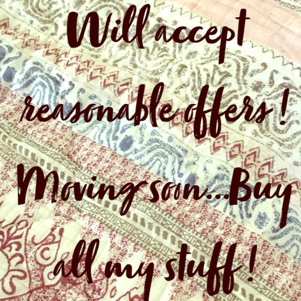 Moving sale
